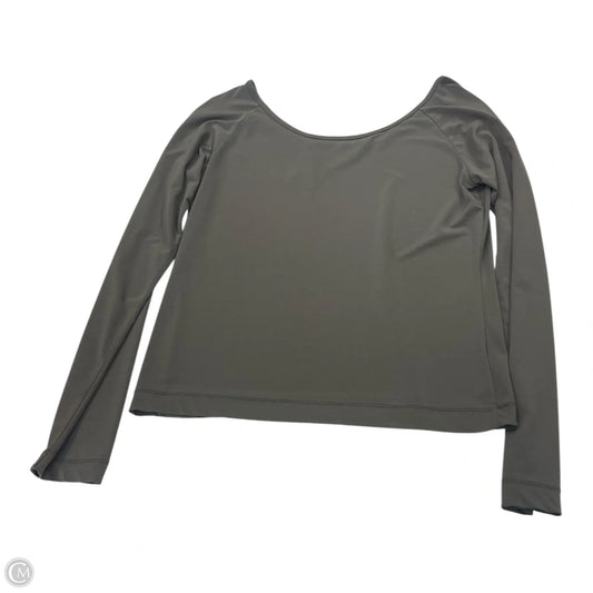 Top Long Sleeve By J. Crew In Green, Size: L