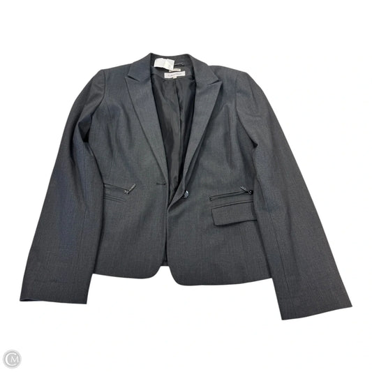 Blazer By Calvin Klein In Grey, Size: 14