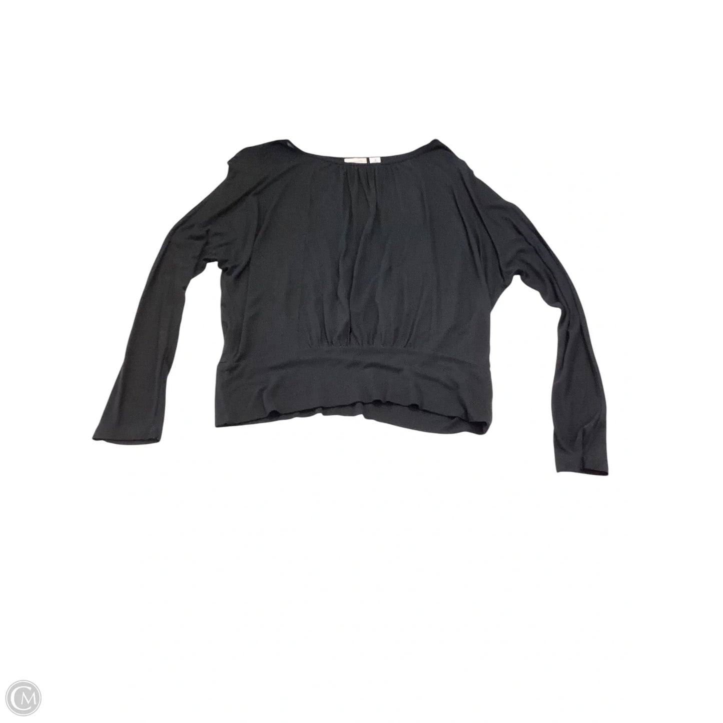 Top Long Sleeve By Chicos In Black, Size: M