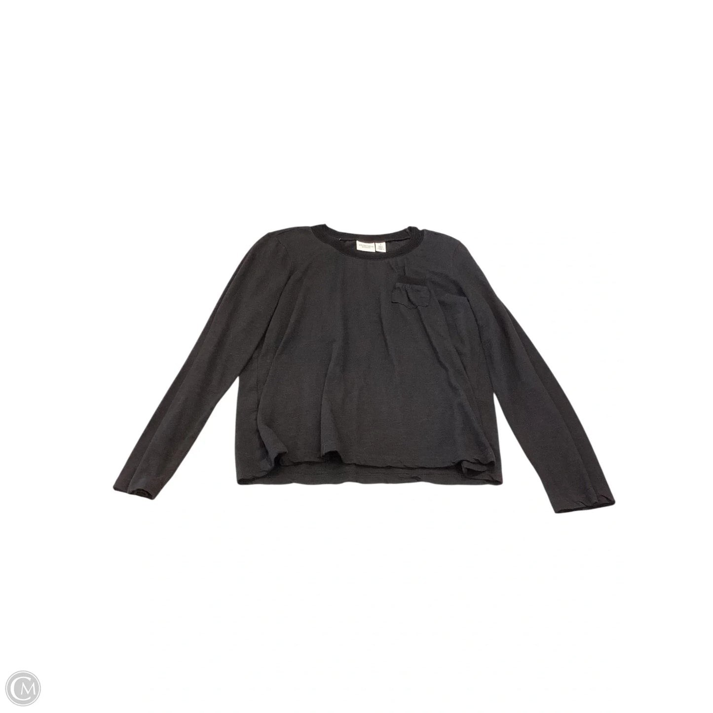 Top Long Sleeve By Chicos In Black, Size: M