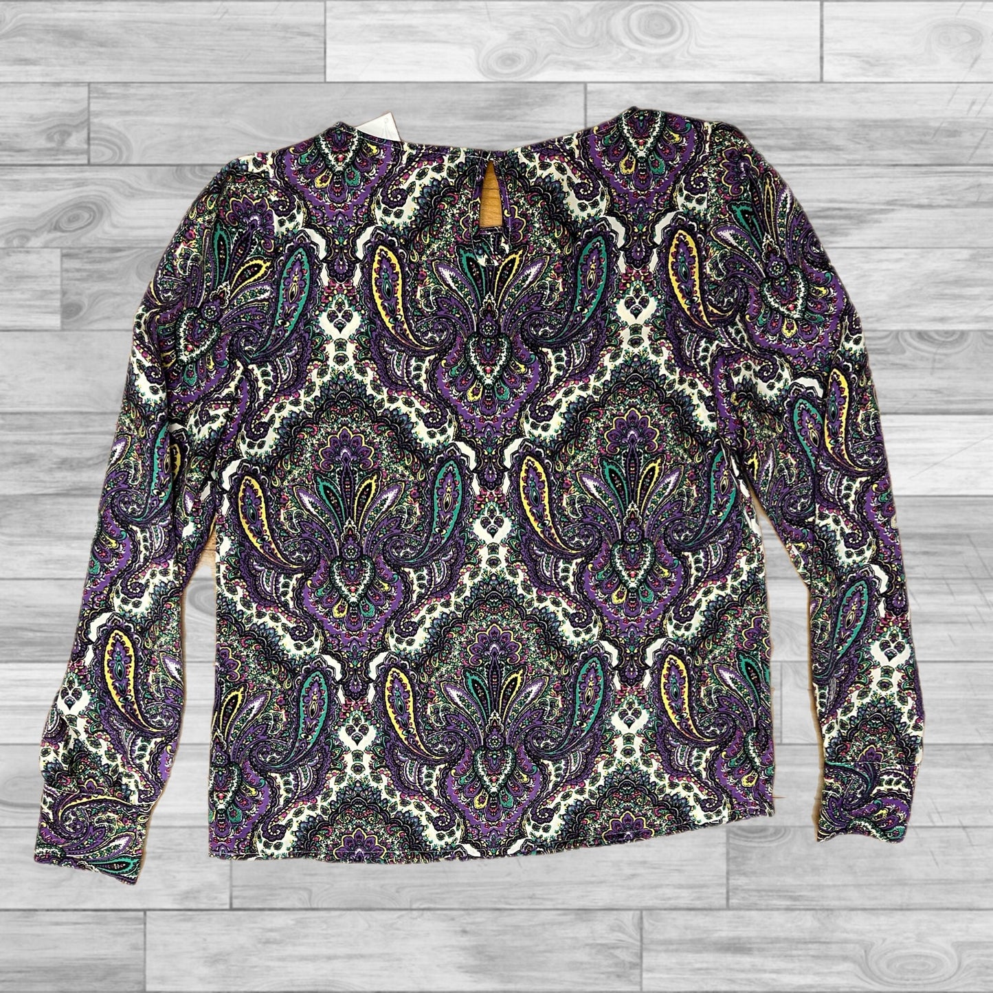 Top Long Sleeve By J. Crew In Multi-colored, Size: S