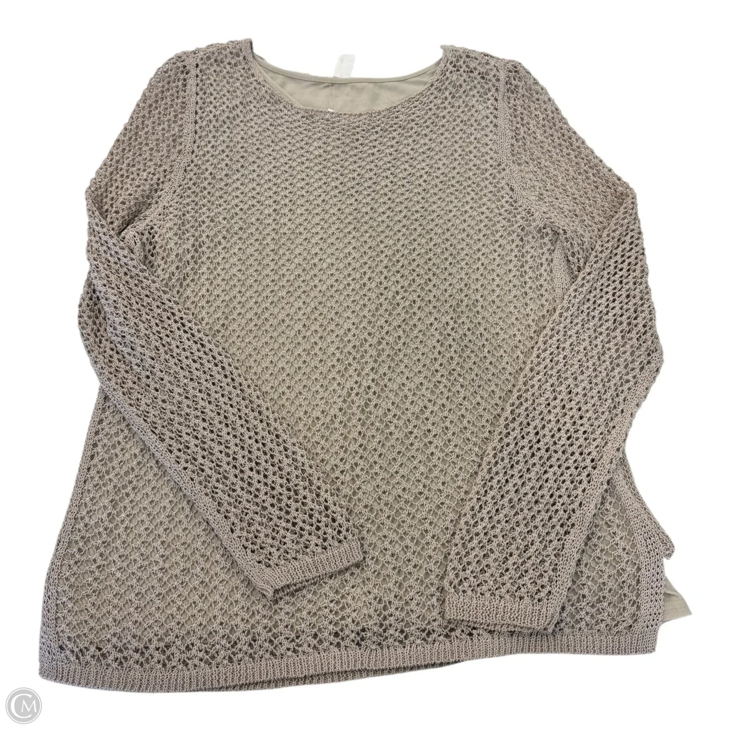 Top Long Sleeve By Chicos In Brown, Size: L