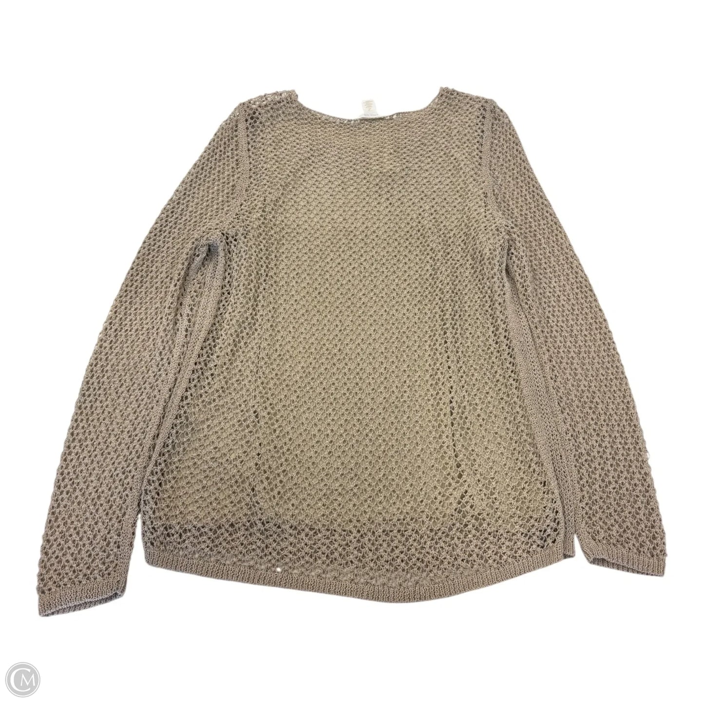Top Long Sleeve By Chicos In Brown, Size: L