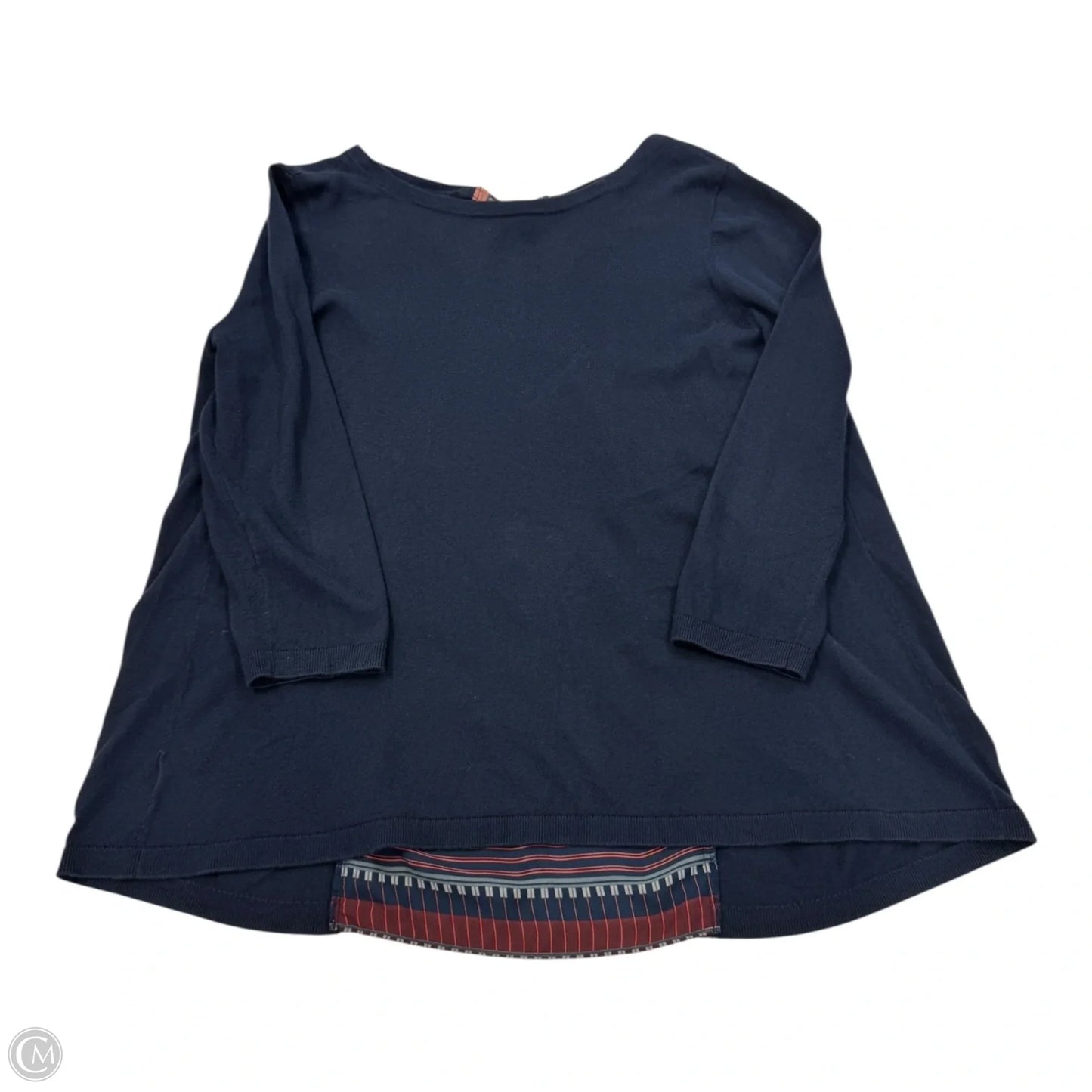 Top Long Sleeve By Loft In Multi-colored, Size: M