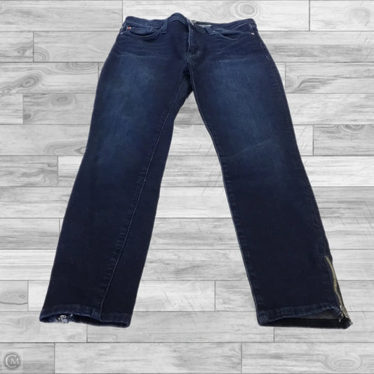 Jeans Skinny By Hudson In Blue Denim, Size: 6