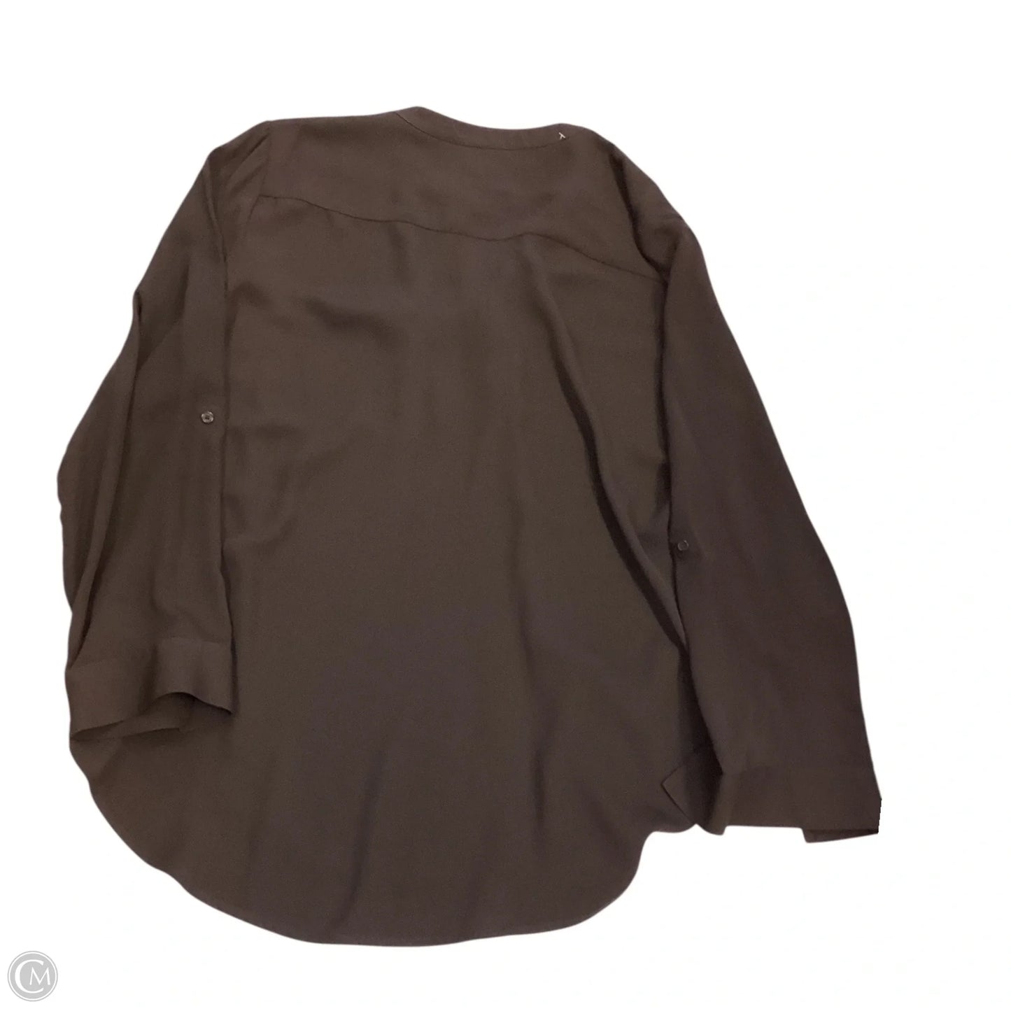 Top Long Sleeve By Chicos In Brown, Size: L
