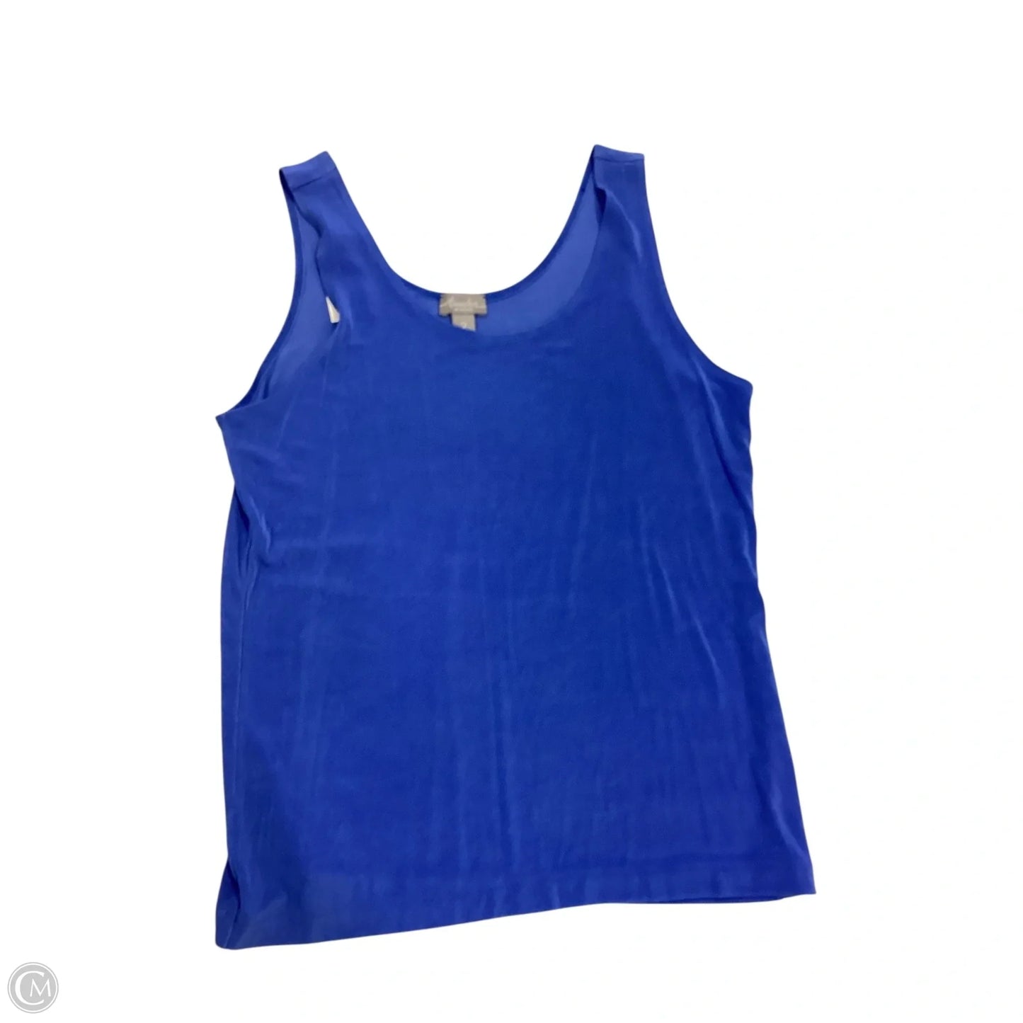 Top Sleeveless By Chicos In Blue, Size: L