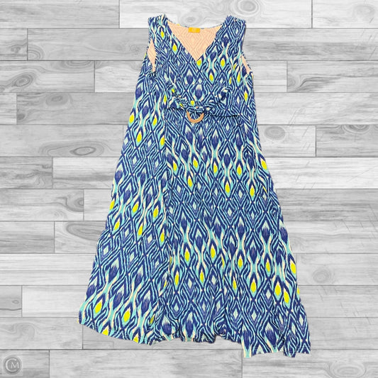 Dress Casual Maxi By Liz Lange In Blue, Size: 3x