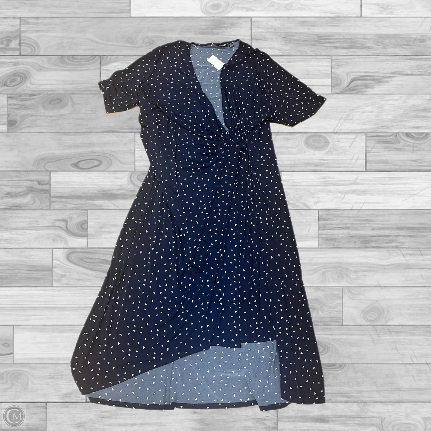 Dress Casual Maxi By Nina Leonard In Blue, Size: 3x