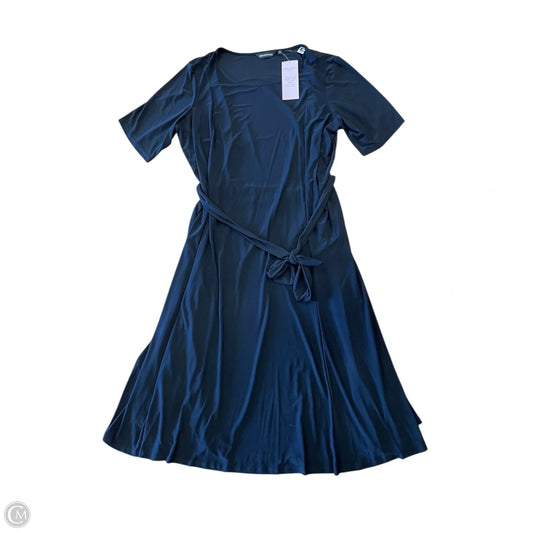 Dress Casual Short By Nina Leonard In Black, Size: 3x