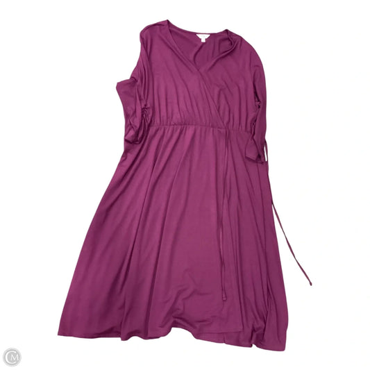 Dress Casual Short By Terra & Sky In Red, Size: 3x