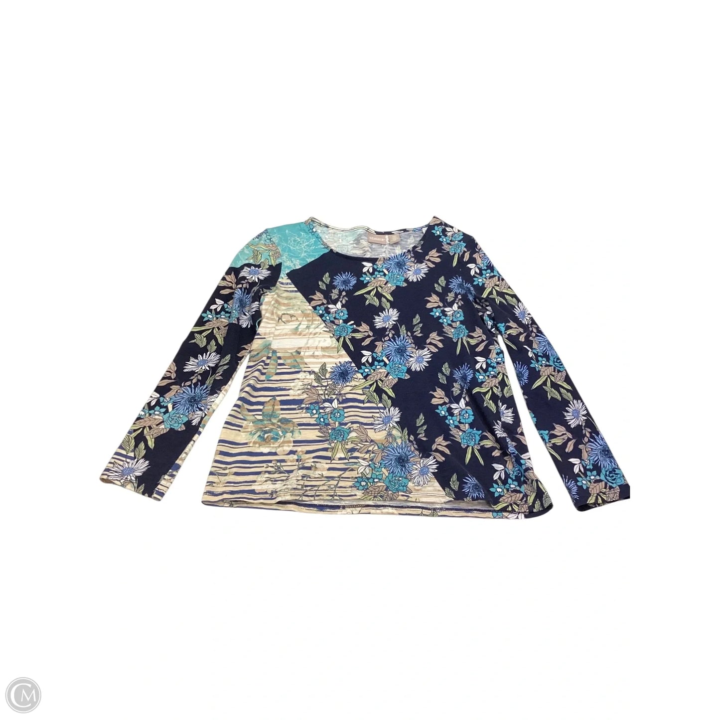 Top Long Sleeve By Chicos In Blue, Size: 0