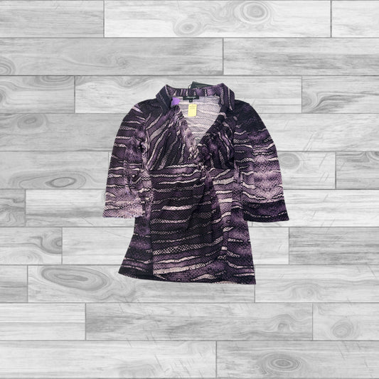 Purple Top Long Sleeve Clothes Mentor, Size Xl