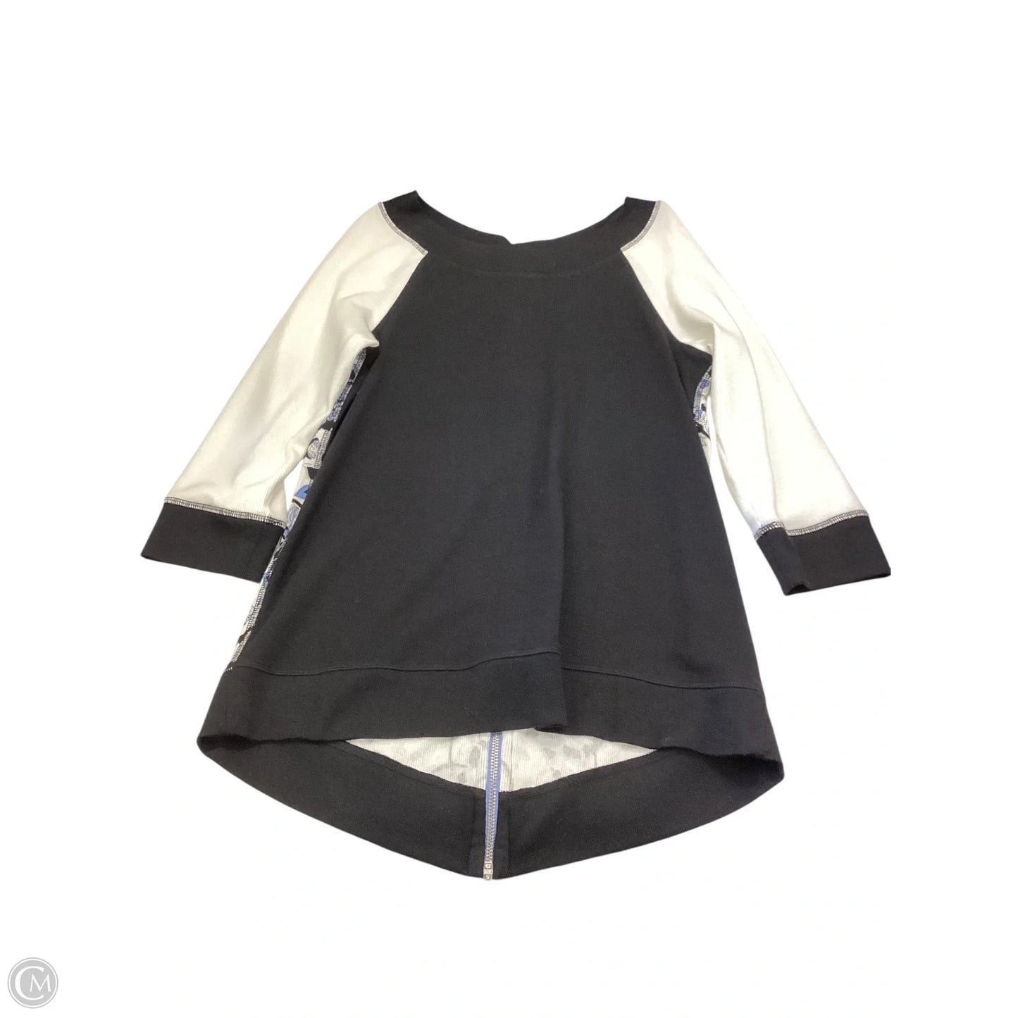 Top 3/4 Sleeve By Chicos In Multi-colored, Size: 0