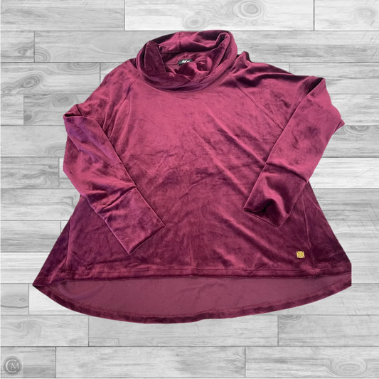 Sweater By Anne Klein In Red, Size: L
