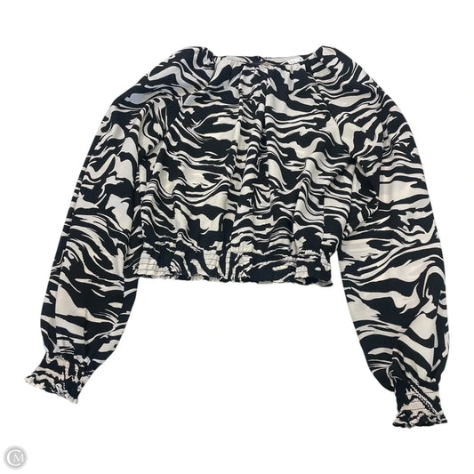 Top Cami By H&m In Black & Cream, Size: Xs