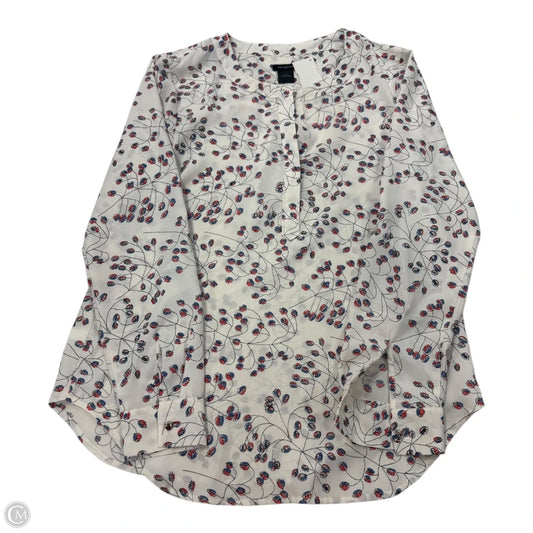 Top Long Sleeve By Ann Taylor In Multi-colored, Size: S