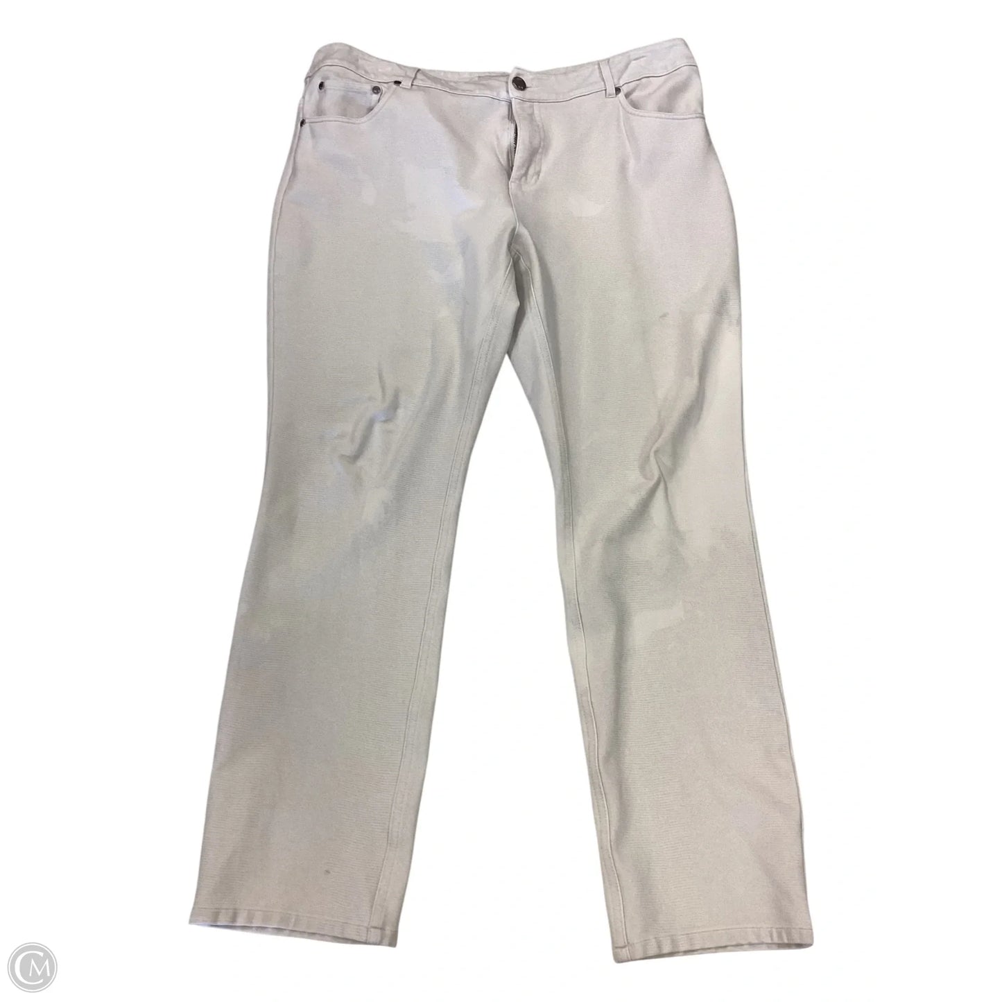 Pants Other By Clothes Mentor In White, Size: 16