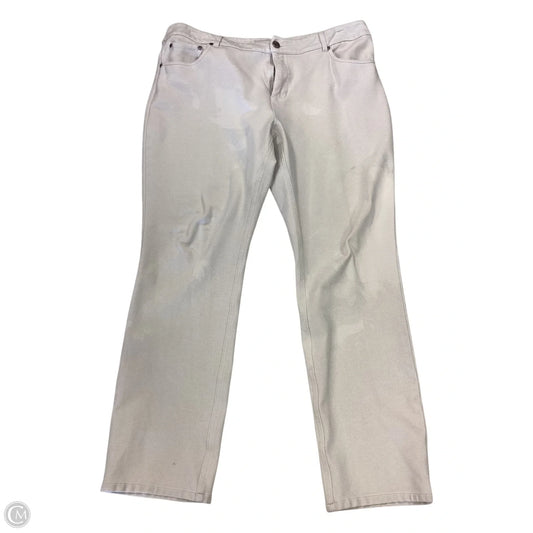 Pants Other By Clothes Mentor In White, Size: 16