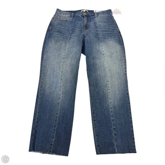 Jeans Straight By Sts Blue In Blue Denim, Size: 16