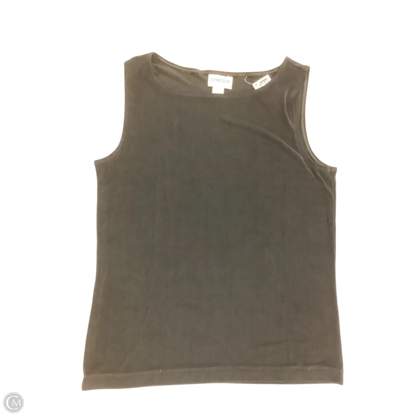Top Sleeveless By Chicos In Black, Size: 2