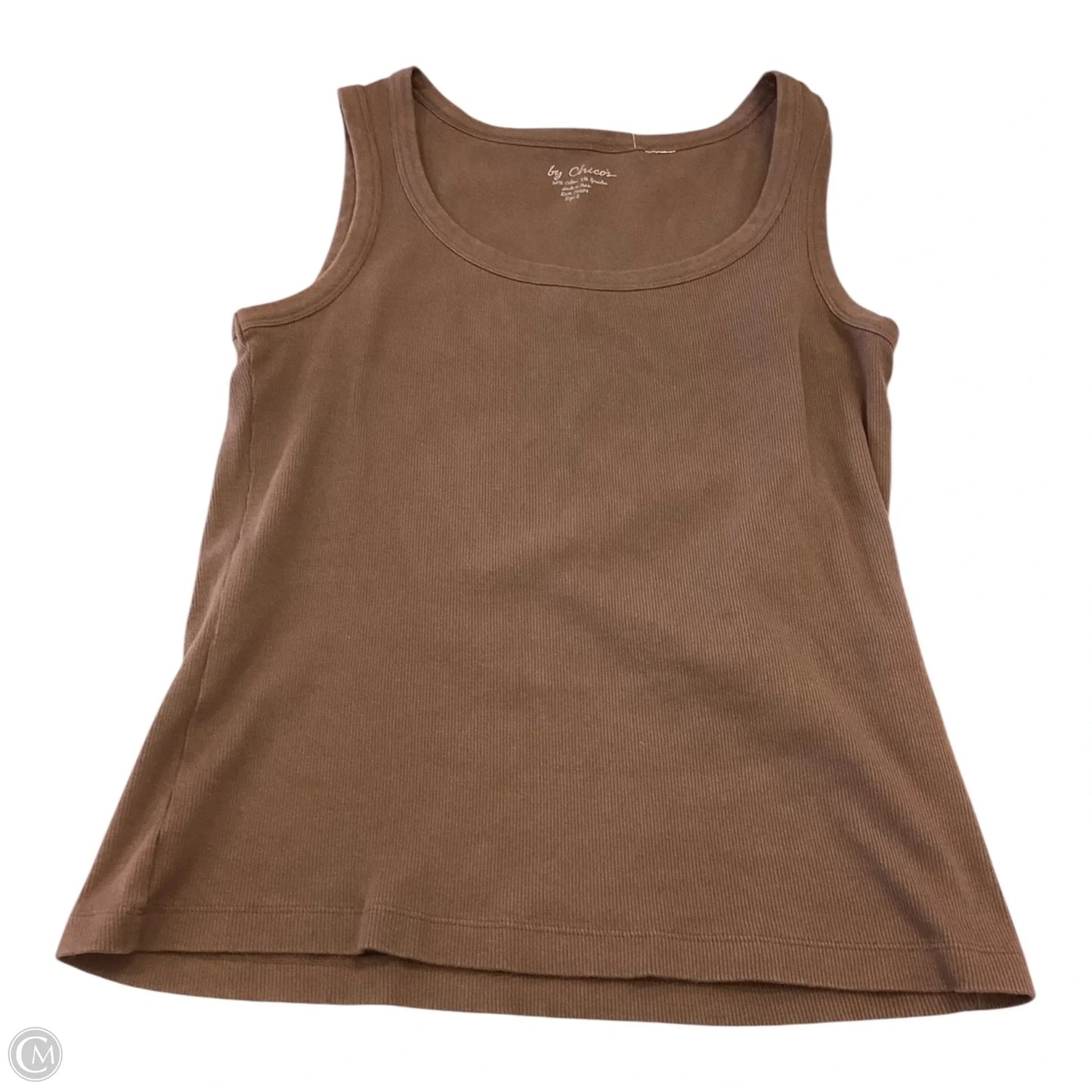 Top Sleeveless Basic By Chicos In Brown, Size: 2