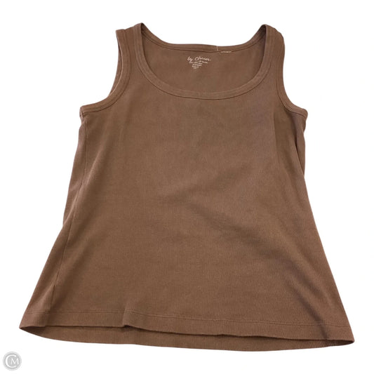 Top Sleeveless Basic By Chicos In Brown, Size: 2
