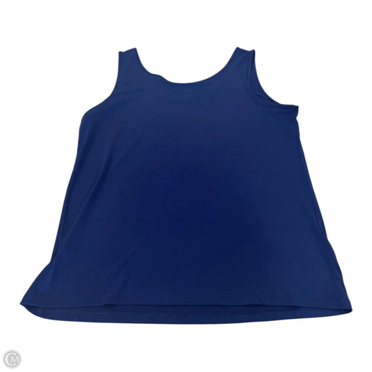 Top Sleeveless Basic By Chicos In Blue, Size: M