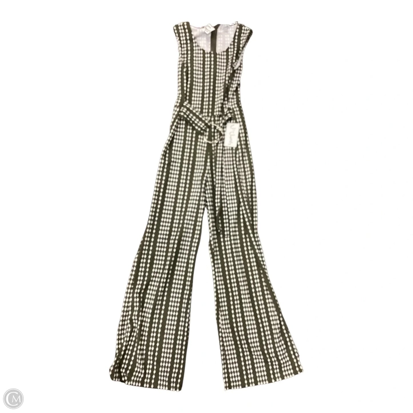 Jumpsuit By J For Justify In Green & White, Size: M
