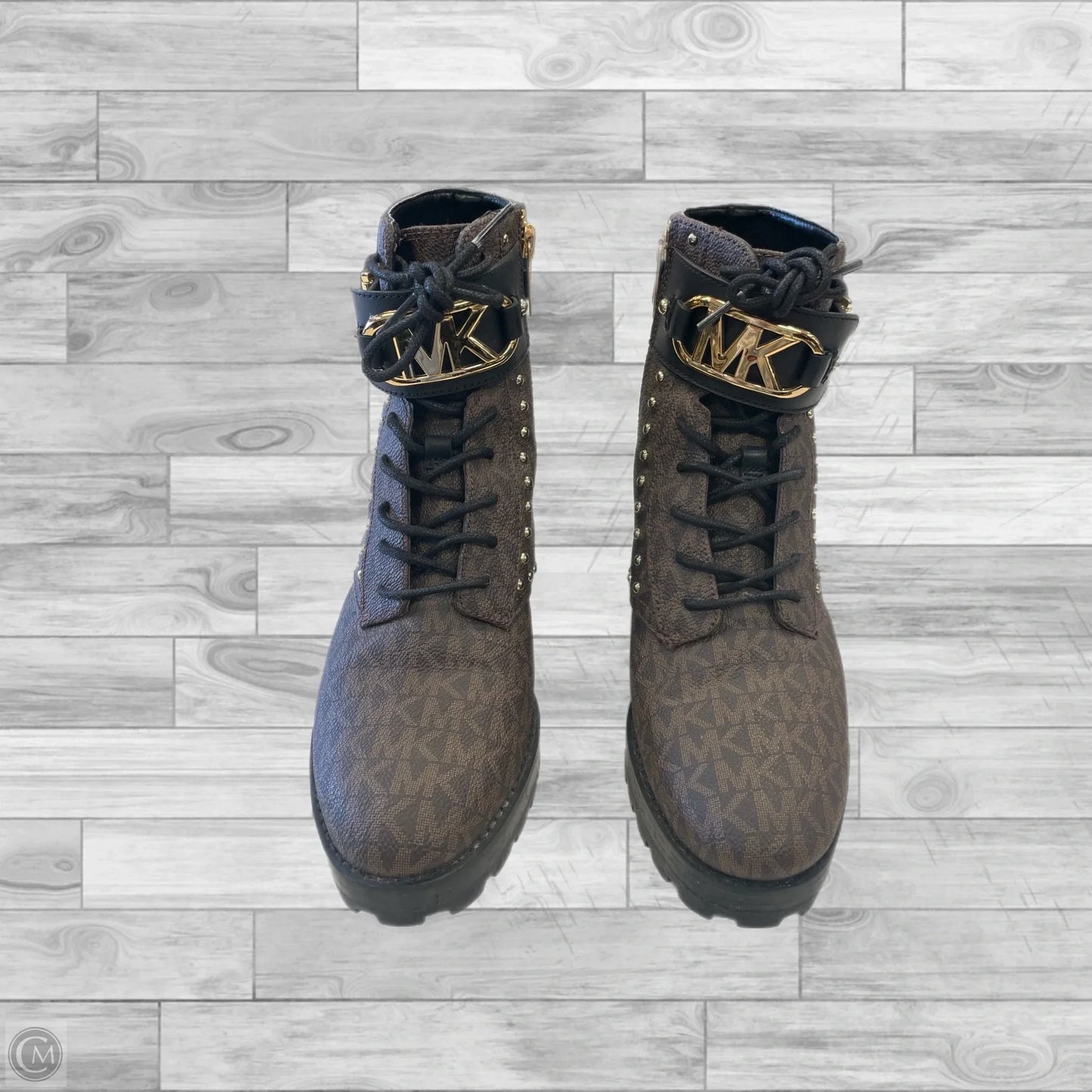 Shoes Designer By Michael Kors In Black & Brown, Size: 5