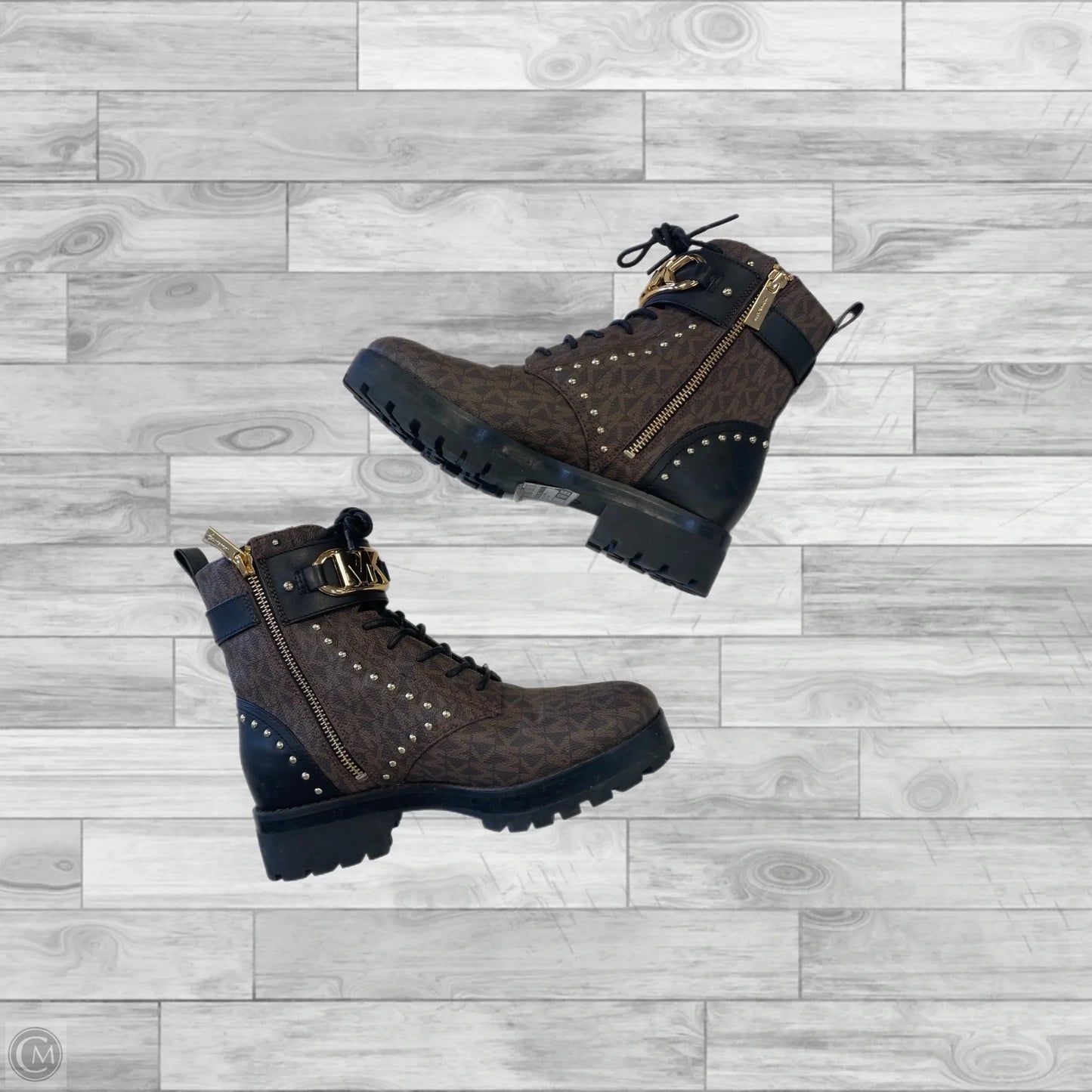 Shoes Designer By Michael Kors In Black & Brown, Size: 5