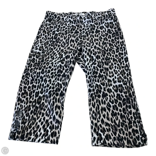 Capris By 89th And Madison In Animal Print, Size: S