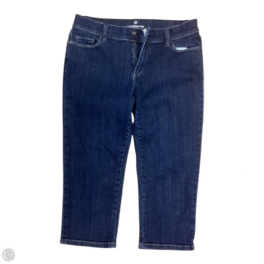Jeans Cropped By Liz Claiborne In Blue, Size: 4p