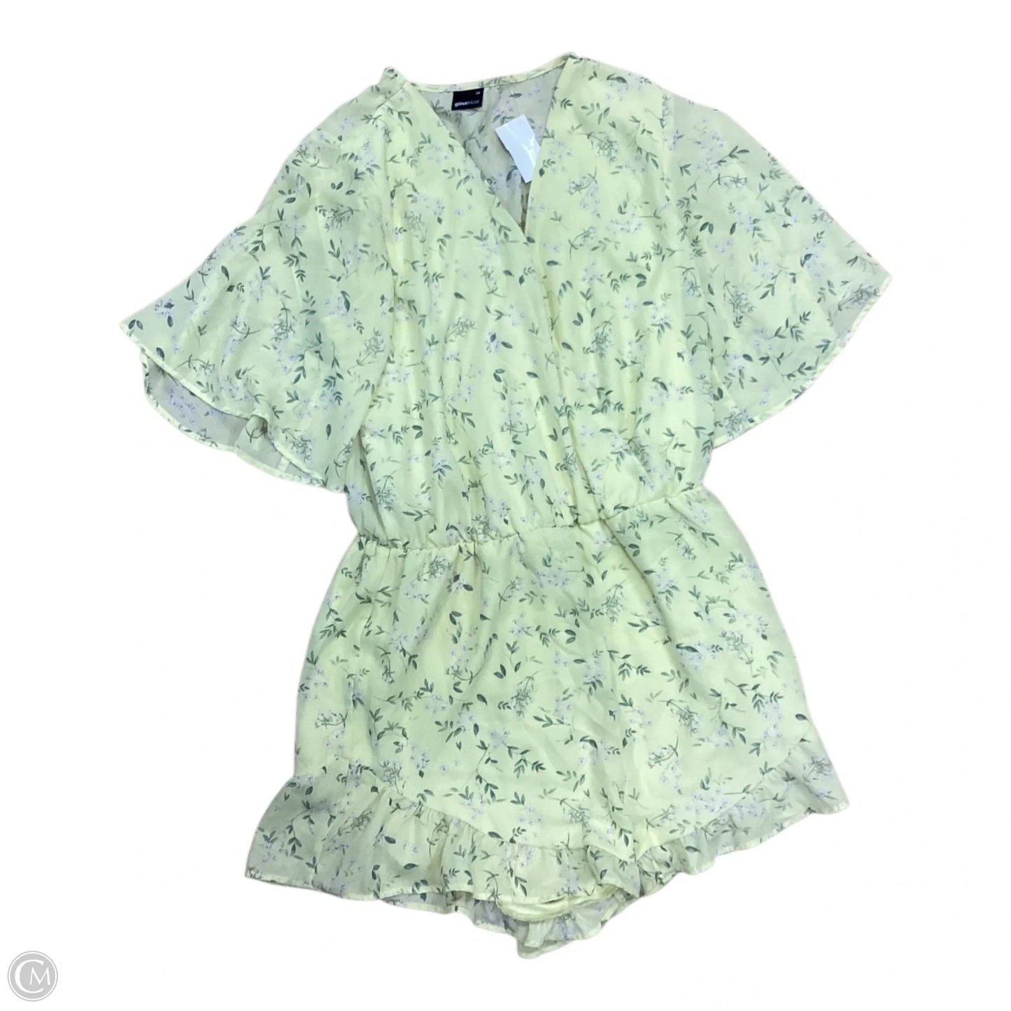 Romper By Clothes Mentor In Yellow, Size: L