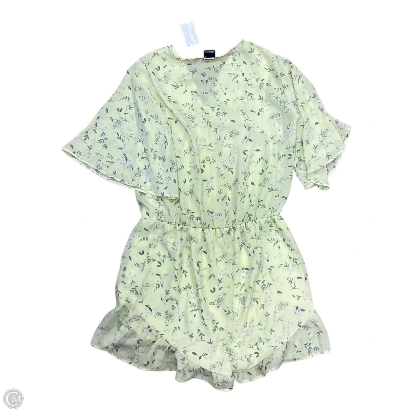 Romper By Clothes Mentor In Yellow, Size: L