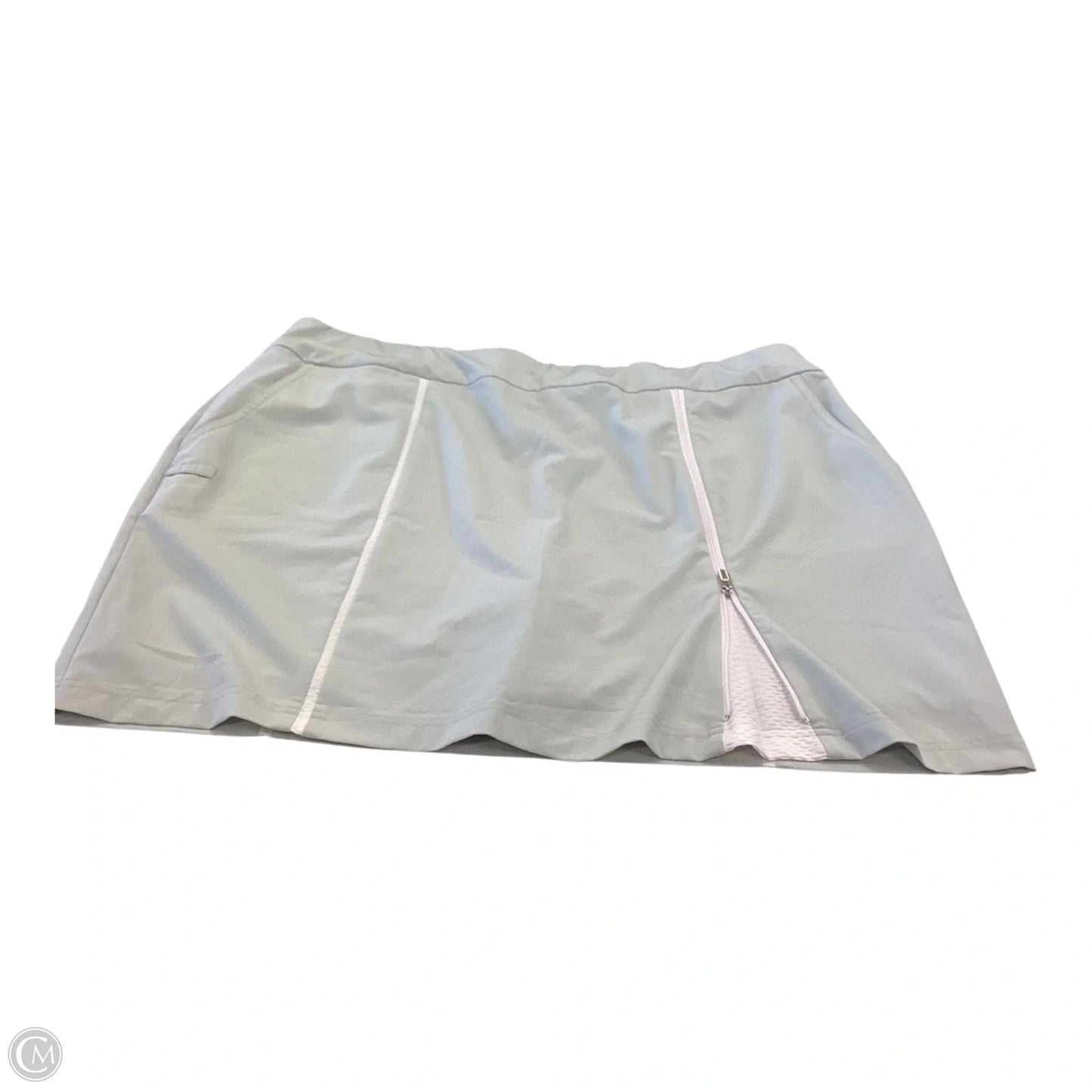 Athletic Skort By Zenergy By Chicos In Grey, Size: Xl