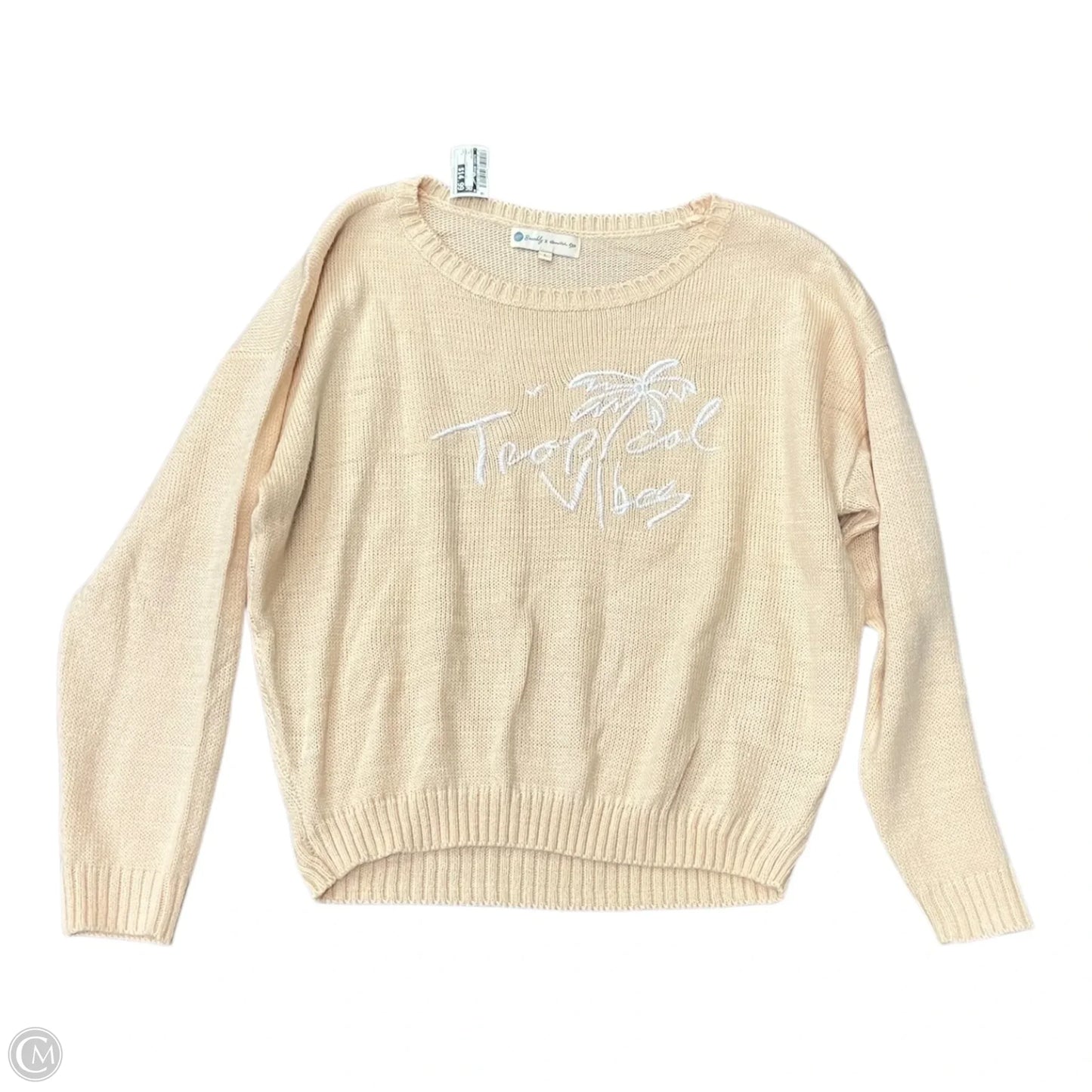 Sweater By Clothes Mentor In Pink, Size: L