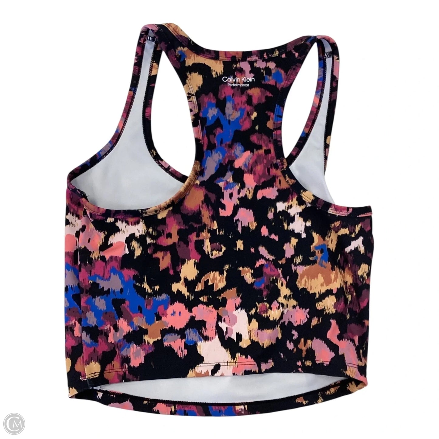 Athletic Bra By Calvin Klein In Multi-colored, Size: M