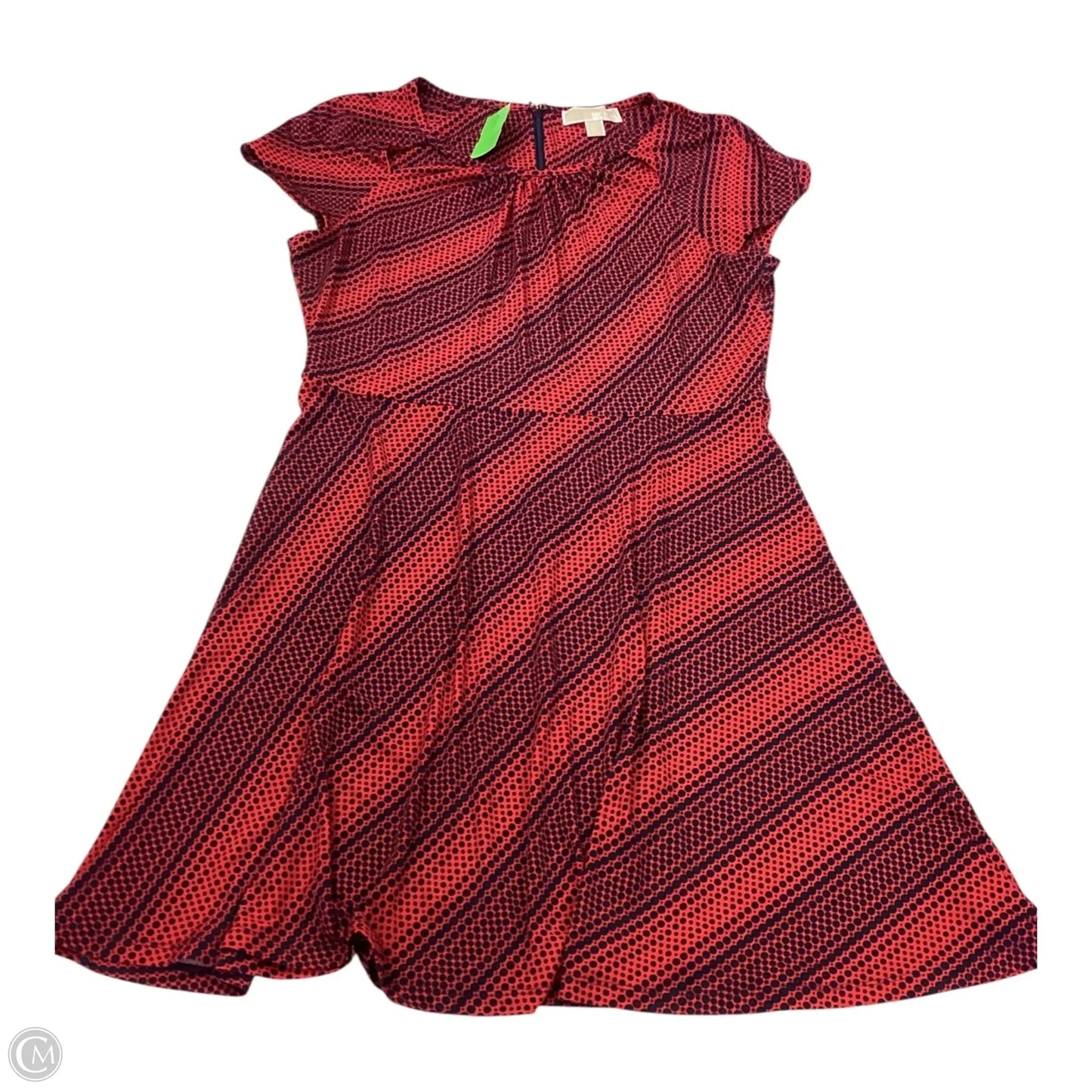 Dress Casual Short By Michael By Michael Kors In Blue & Red, Size: L