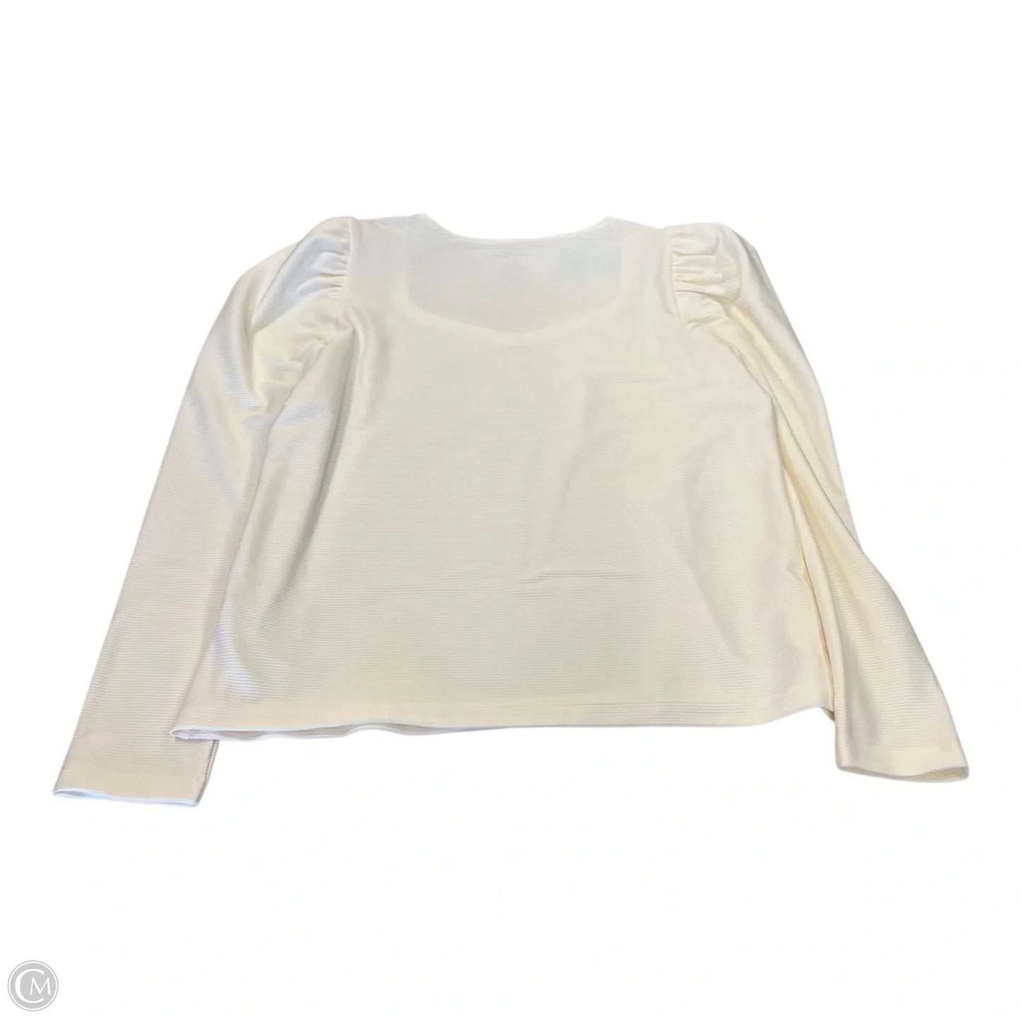 Top Long Sleeve By Nine West In White, Size: Xl
