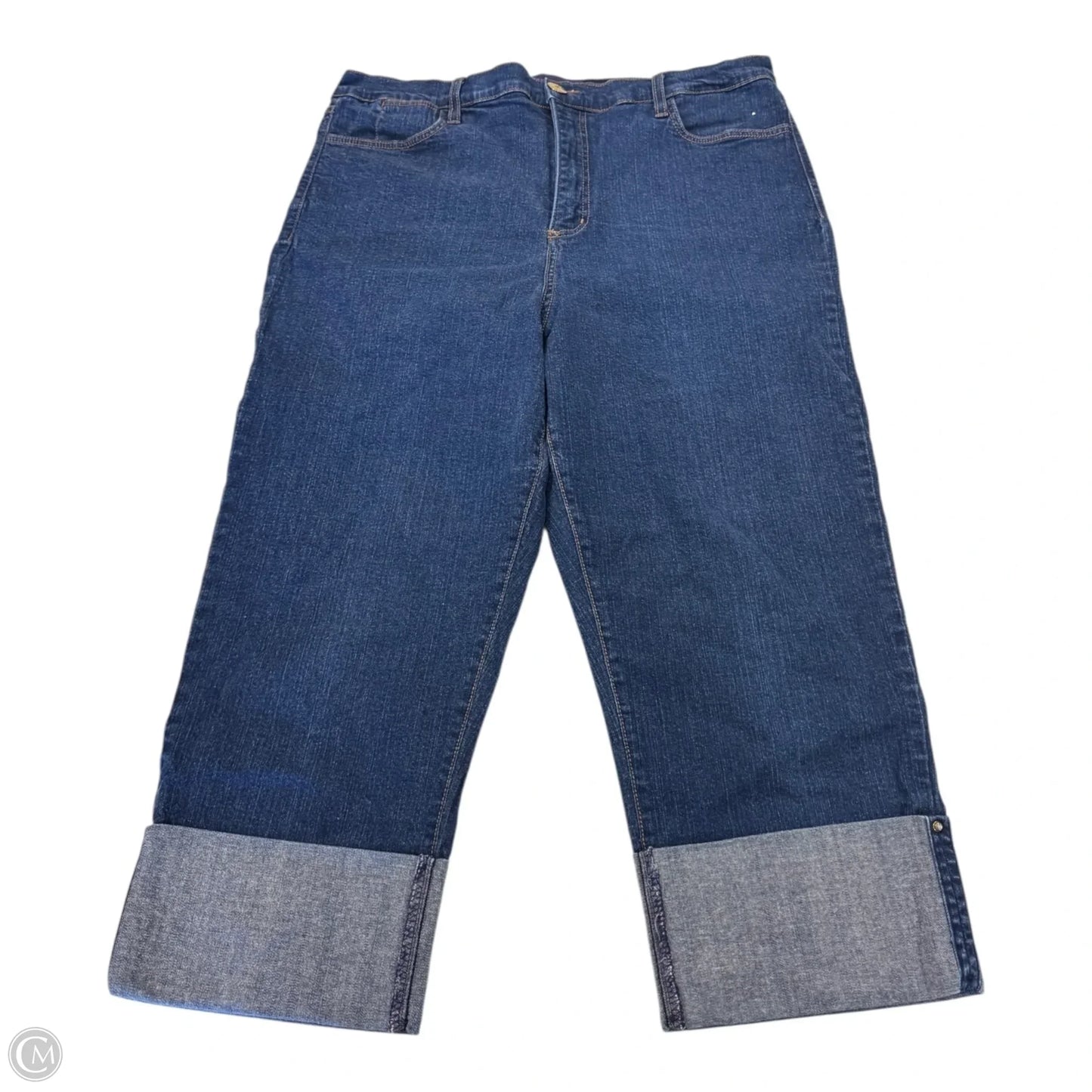 Jeans Boyfriend By Not Your Daughters Jeans In Blue, Size: 18