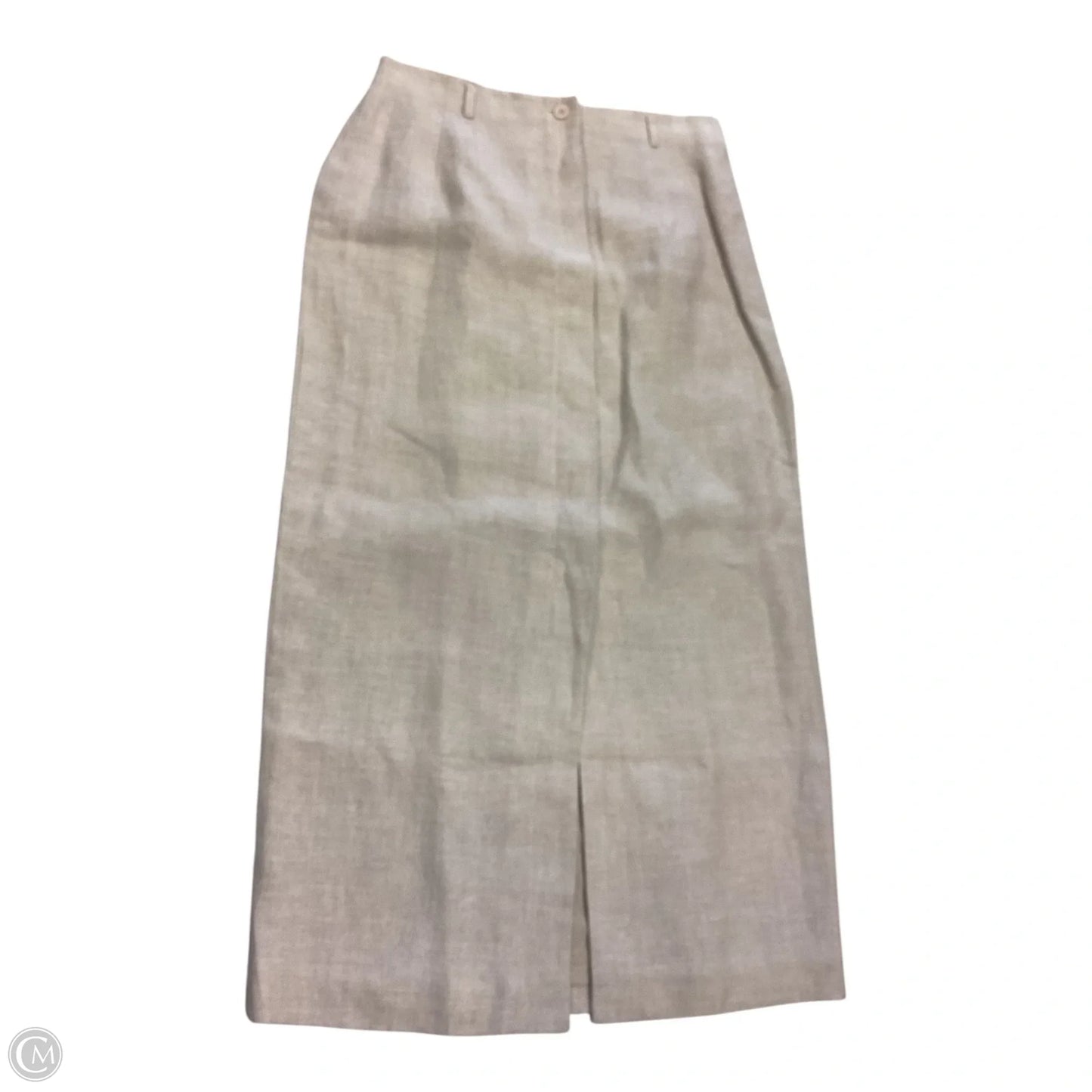 Skirt Maxi By Talbots In Cream, Size: 10