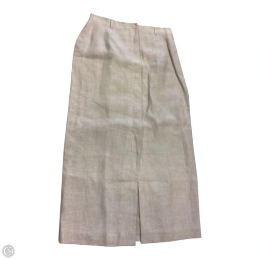 Skirt Maxi By Talbots In Cream, Size: 10