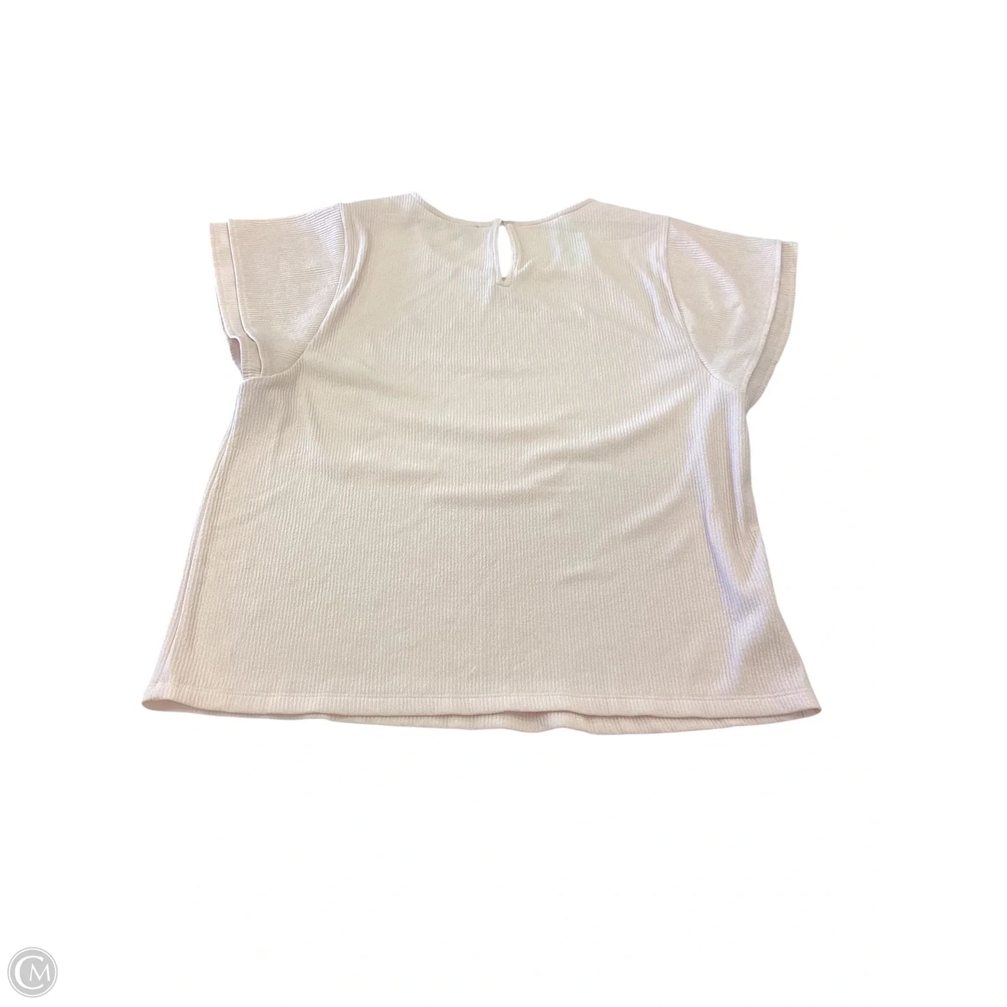 Top Short Sleeve By Ann Taylor In Pink, Size: Xl