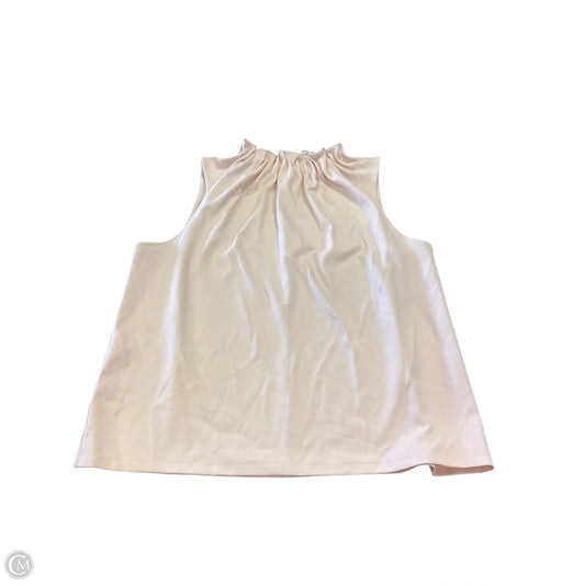Top Sleeveless By Ann Taylor In Pink, Size: Xl