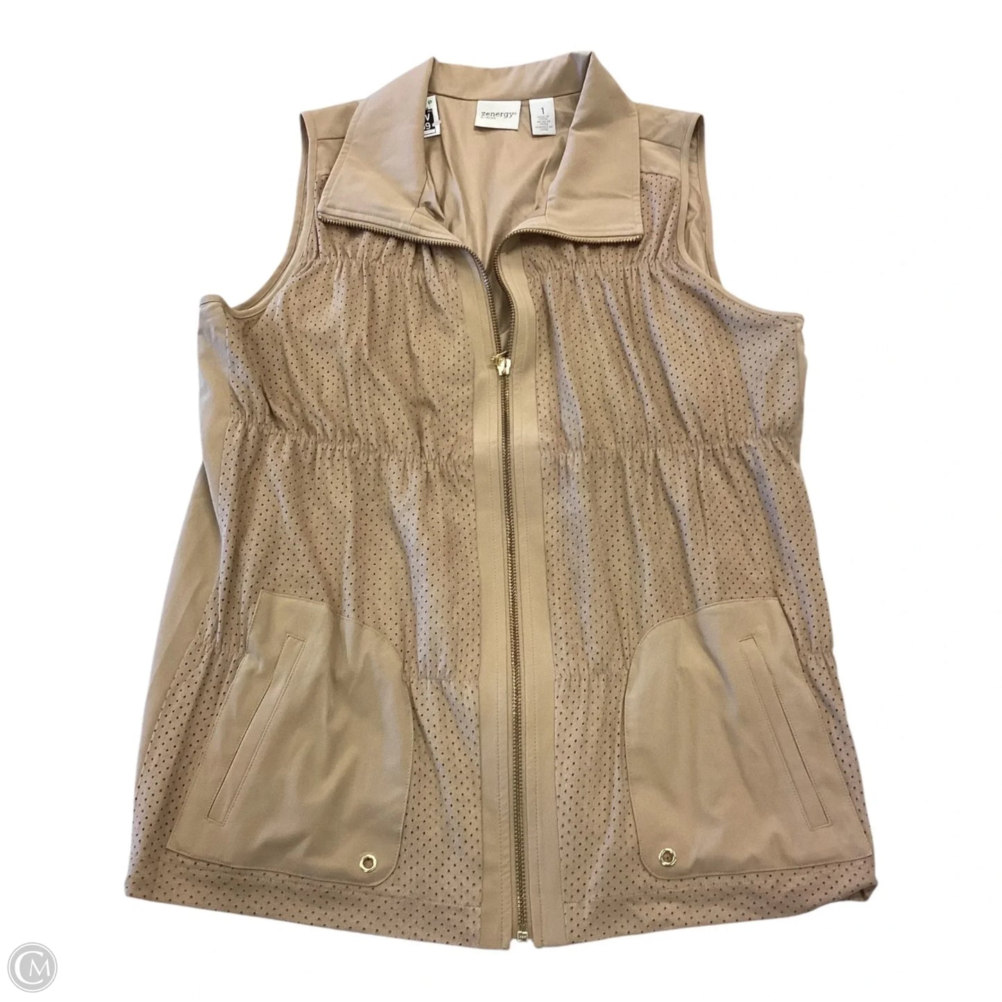 Vest Other By Chicos In Bronze, Size: M