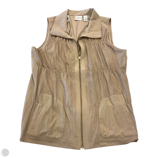 Vest Other By Chicos In Bronze, Size: M