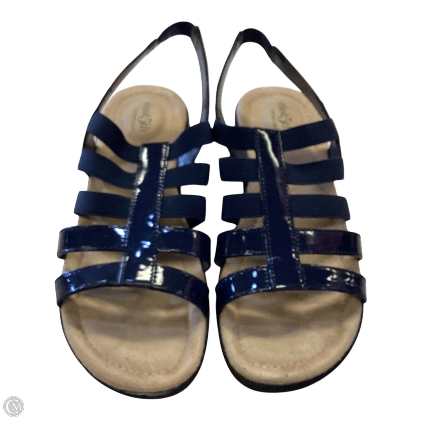 Sandals Heels Platform By East 5th In Navy, Size: 8