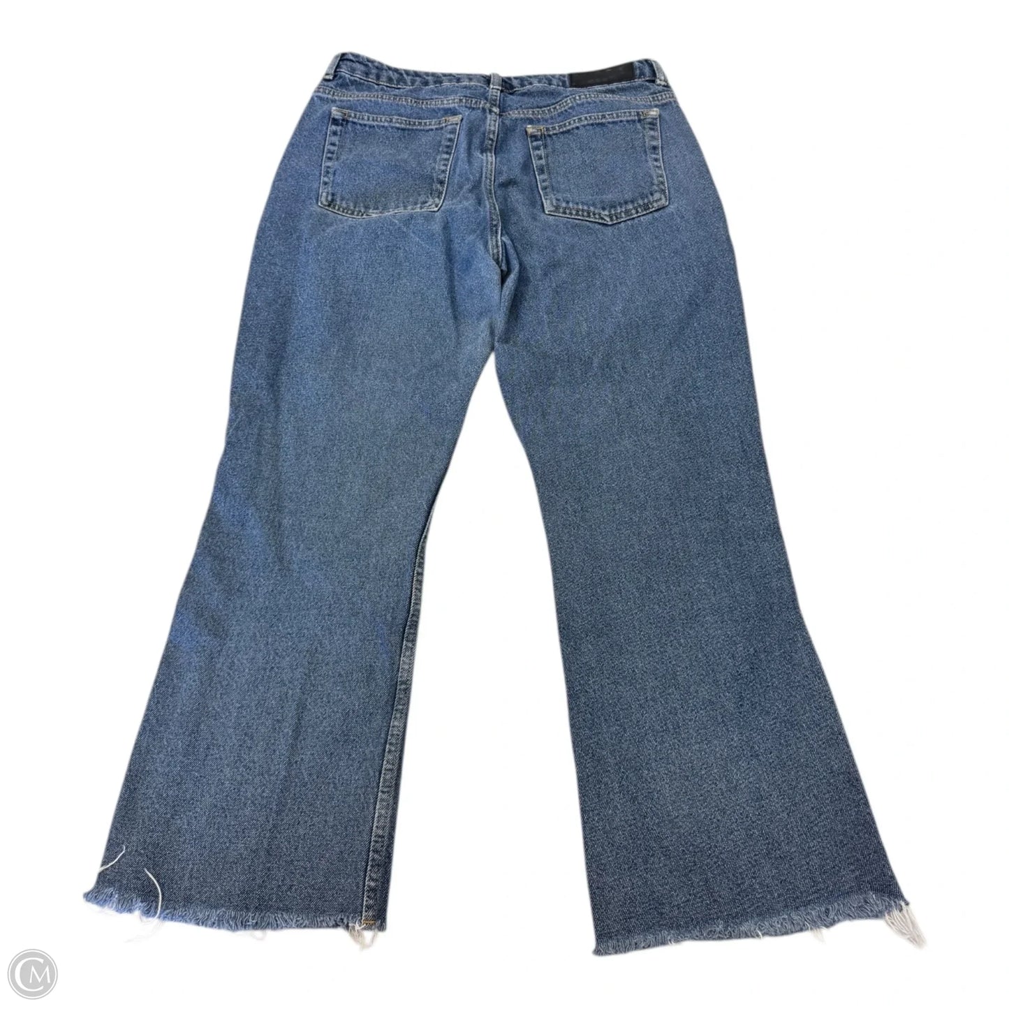 Jeans Straight By Topshop In Blue, Size: 10
