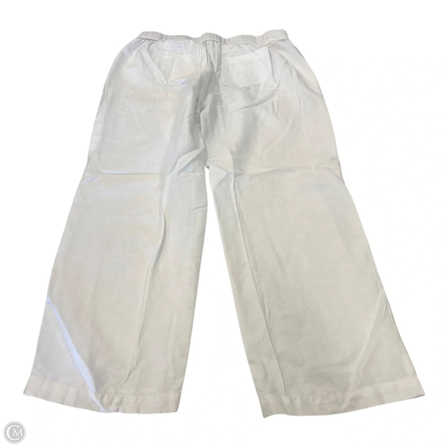 Pants Cropped By Liz Claiborne In White, Size: Mp